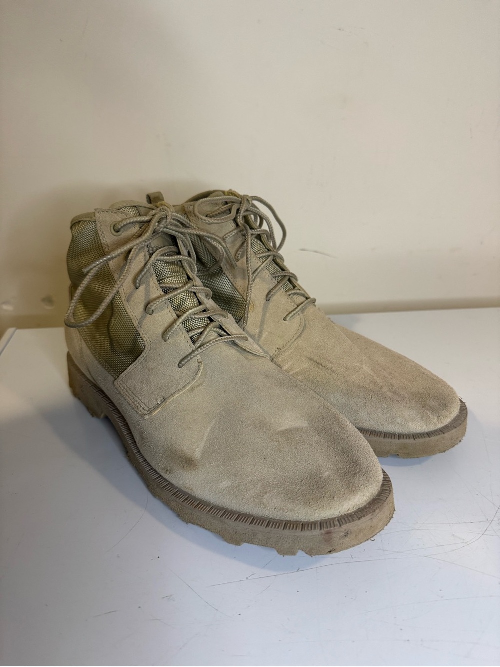 Sorel Men’s Ventilated Tan Suede Waterproof Lace Up Chukka Ankle Boots